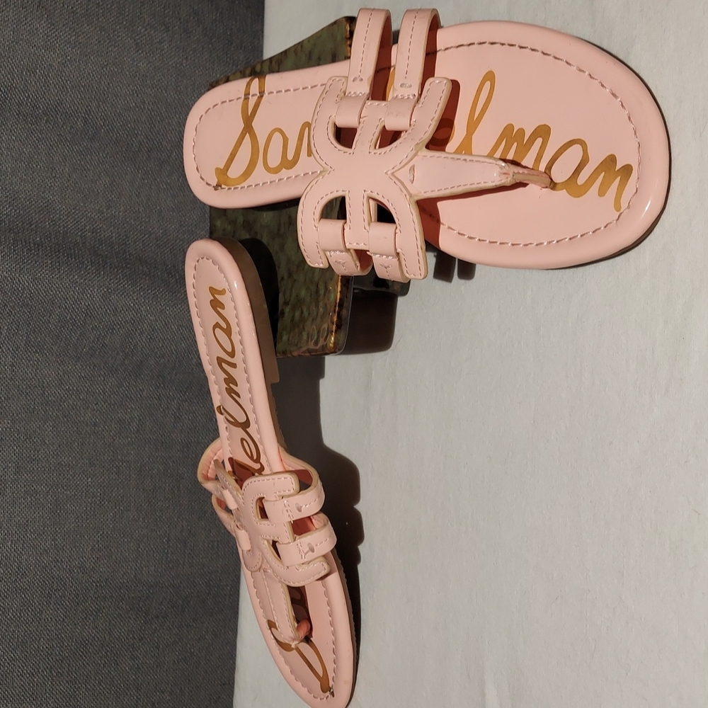 Sam Edelman Cara pale pink thong sandal flip flops size 6
